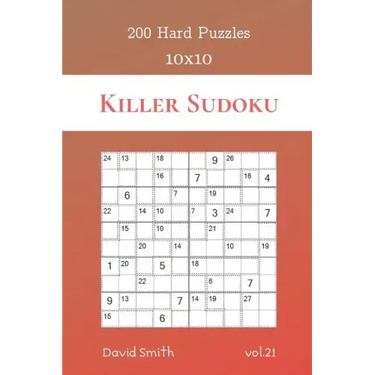 Killer Sudoku - 200 Hard Puzzles 10x10 vol.21