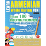 Learn Armenian While Having Fun! - Advanced: Intermediate to Practiced - Study 100 Essential Thematics with Word Search Puzzles - Vol.1
