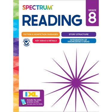 Spectrum Reading Workbook, Grade 8