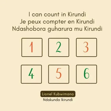 I can count in Kirundi - Je peux compter en Kirundi - Ndashobora guharura mu Kirundi