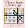 Merry Christmas Sudoku Gift: 100 Elegant and Posh Sudoku Puzzles for Christmas Fun - One Sudoku Puzzle Per Page in Large Print Ranging from Easy to