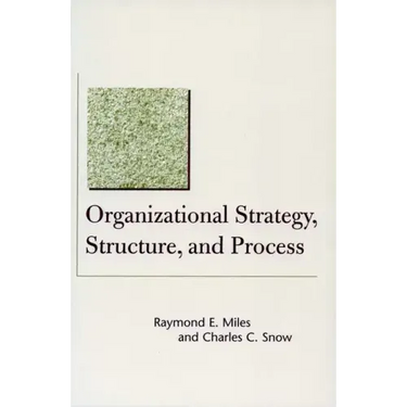 Organizational Strategy, Structure, and Process