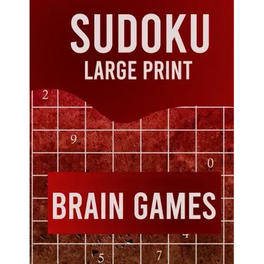 Sudoku Large Print Brain Games: Large Print Sudoku Puzzle Book for Adults from Easy to Hard