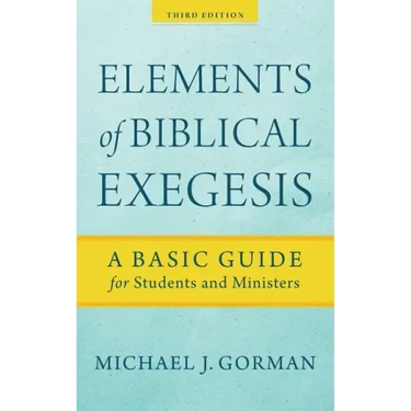 Elements of Biblical Exegesis