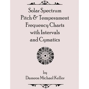 Solar Spectrum Pitch & Temperament Frequency Charts with Intervals and Cymatics: 2nd Edition