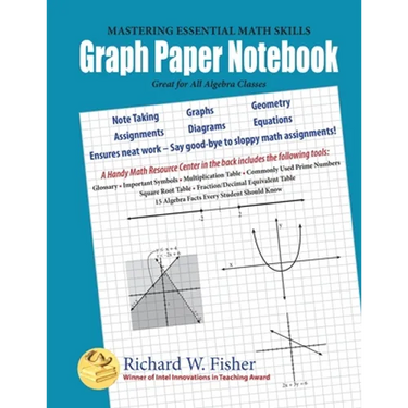 Graph Paper Notebook - Algebra: Great for All Algebra Classes