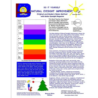 Do It Yourself - Natural Eyesight Improvement - Original and Modern Bates Method: with Better Eyesight Magazine by Ophthalmologist William H. Bates (B