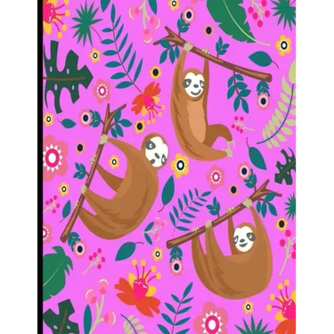 This Is My Super Cute Sloth Puzzle Book: Pink Cover Sloth Puzzle Book With 110 Pages. Tic Tac Toe, Hangman, 4 In A Row & Dots And Boxes Activities Boo