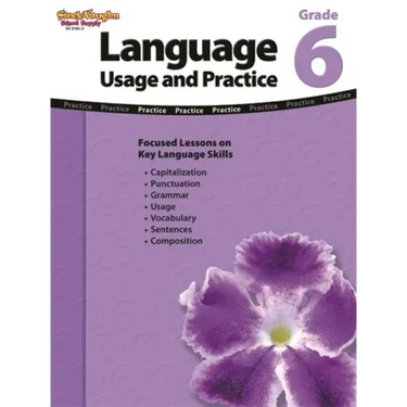 Language: Usage and Practice Reproducible Grade 6