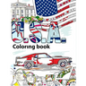 USA Coloring Book: Adult Colouring Fun, Stress Relief Relaxation and Escape