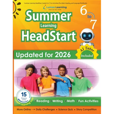 Summer Learning HeadStart, Grade 6 to 7: Fun Activities Plus Math, Reading, and Language Workbooks: Bridge to Success with Common Core Aligned Resourc