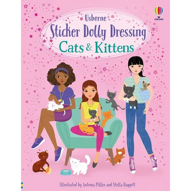 Sticker Dolly Dressing Cats and Kittens