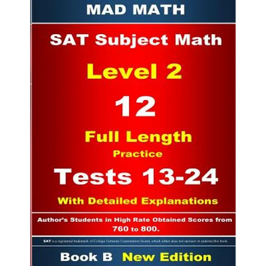 2018 SAT Subject Level 2 Book B Tests 13-24