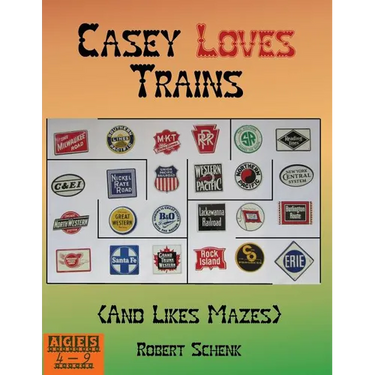 Casey Loves Trains (And Likes Mazes)