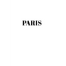 Paris: Hardcover White Decorative Book for Decorating Shelves, Coffee Tables, Home Decor, Stylish World Fashion Cities Design