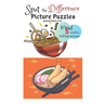 Spot the Difference Picture Puzzles "Yummy Asian Food " Find 5 Differences vol.82: Children Activities Book for Kids Age 3-8, Boys and Girls Activity