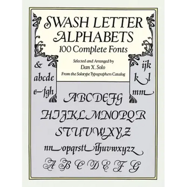 Swash Letter Alphabets: 100 Complete Fonts