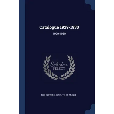 Catalogue 1929-1930: 1929-1930