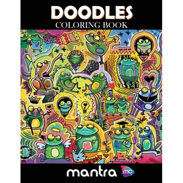 Doodles Coloring Book: Coloring Book for Adults: Beautiful Designs for Stress Relief, Creativity, and Relaxation