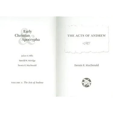 Acts of Andrew: Early Christian Apocrypha