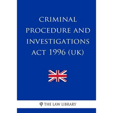 Criminal Procedure and Investigations Act 1996