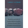 Handbook and Rules of English Billiards, Snooker, Volunteer Snooker, Pool Pyramids and Russian Pool