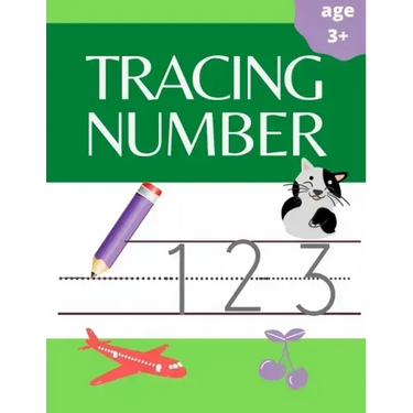 number tracing: number tracing book for preschoolers and kids, workbook for kids and preschoolers age 3-5, math activity book.