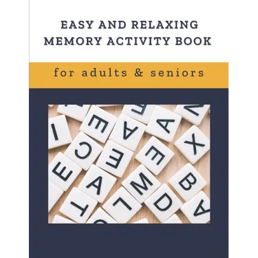 Easy and Relaxing memory activity book for adults & seniors: Extra large print word search puzzle book for grandma grandpa seniors and adults, Fun Gam