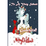 To A Very Sweet Godchild! Merry Christmas (Coloring Card): Holiday Messages, Christmas Animals; Coloring for Young Children