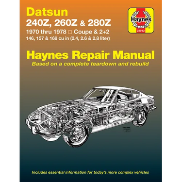 Datsun 240Z 1970-73, 260Z 1974-75 & 280Z 1976-78