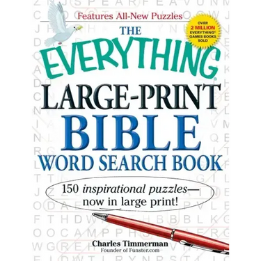 The Everything Large-Print Bible Word Search Book