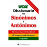 Vox Diccionario de Sinonimos Y