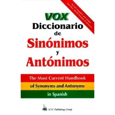 Vox Diccionario de Sinonimos Y