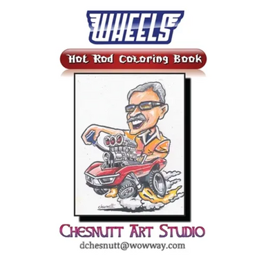 Wheels Hot Rod Coloring Book