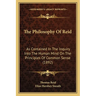 The Philosophy Of Reid: As Contained In The Inquiry Into The Human Mind On The Principles Of Common Sense (1892)