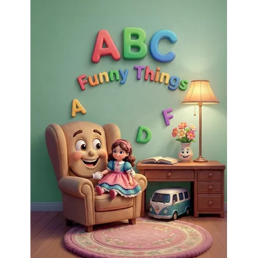 ABC Funny Things: Learning Letters with Fun Images of Familiar Things