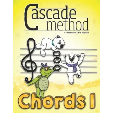 Cascade Method Chords 1 by Tara Boykin: A Fun Way to Teach Piano Students How to Read Chords, Notice Chords Throughout a Given Piece, Understand Chord