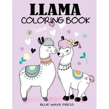 Llama Coloring Book