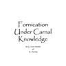 Fornication Under Carnal Knowledge