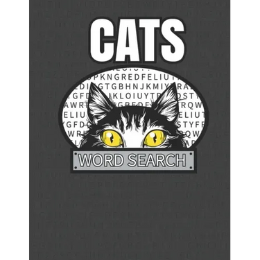 Cats Word Search: 50 Large Print Word Search Puzzles For People Who Love Cats