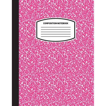 Classic Composition Notebook: (8.5x11) Wide Ruled Lined Paper Notebook Journal (Pink) (Notebook for Kids, Teens, Students, Adults) Back to School and