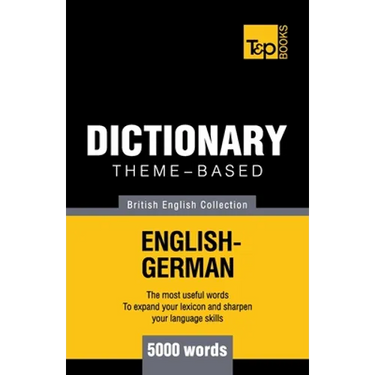 Theme-based dictionary British English-German - 5000 words
