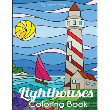 Lighthouses Coloring Book