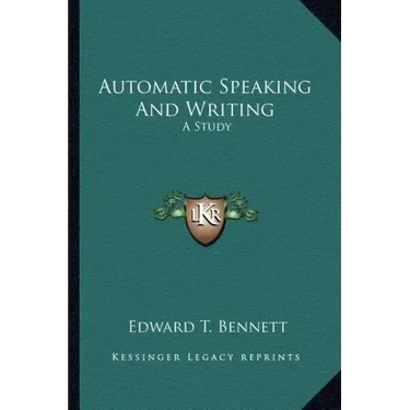 Automatic Speaking and Writing: A Study
