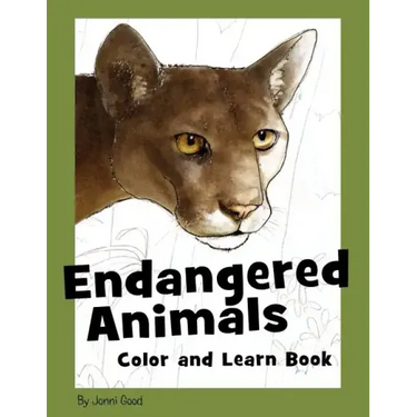 Endangered Animals Color and Learn Book: The Coloring Book for Kids Who Love Endangered Animals