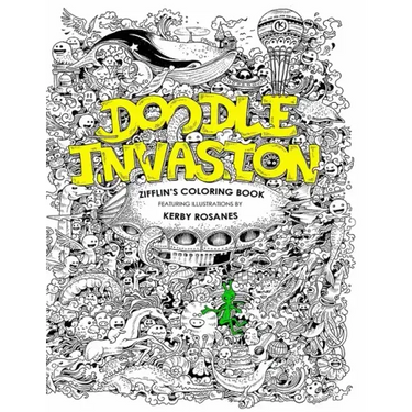 Doodle Invasion: Zifflin's Coloring Book