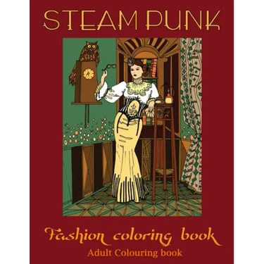adult coloring books: steampunk coloring book(adult colouring books, adult colouring book for ladies, adult coloring pages)