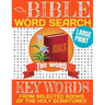 Bible Word Search Keywords from Selected Books of the Holy Scriptures: Large Print Word Search with Full Page for Each Puzzle-Exercise the Brain and D