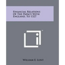 Financial Relations Of The Papacy With England, To 1327