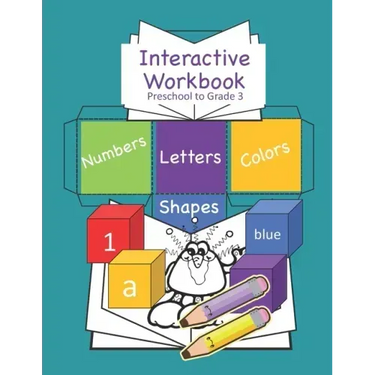 Interactive Workbook Preschool to Grade 3: Interactive Activity Book For Ages 4-8